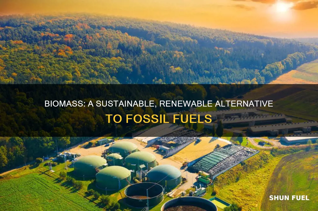 why is biomass a better alternative to fossil fuels