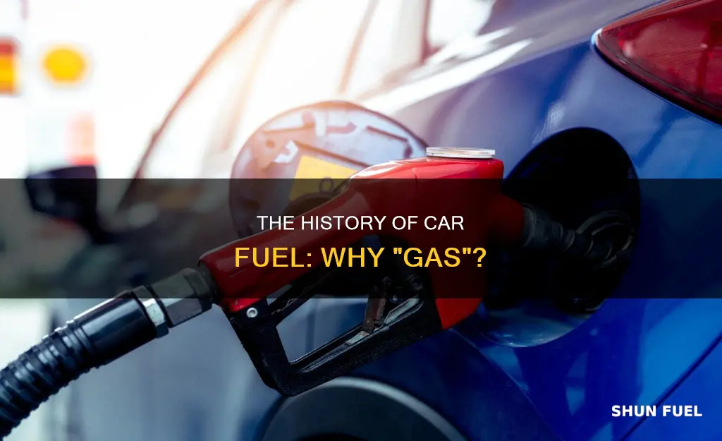 why is car fuel called gas