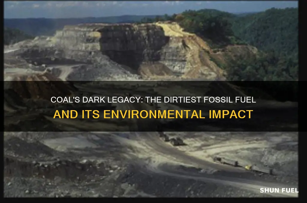why is coal considered the dirtiest fossil fuel