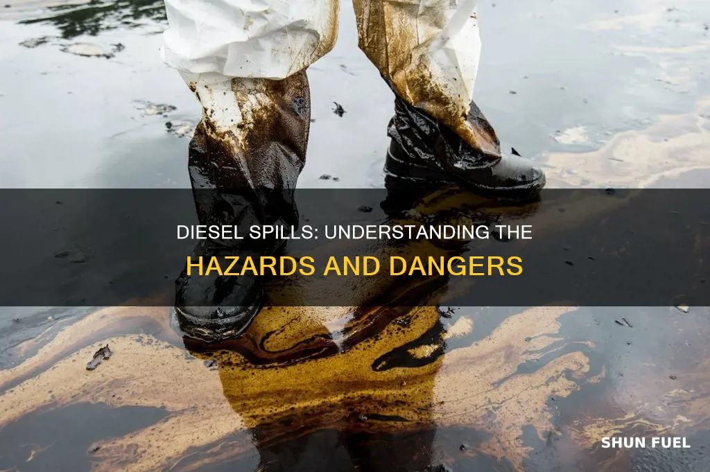 why is diesel fuel dangerous when spilt