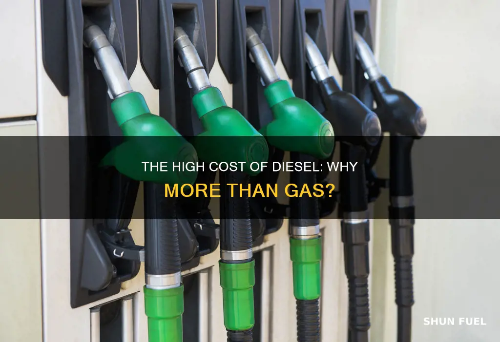 why is diesel fuel more than gas