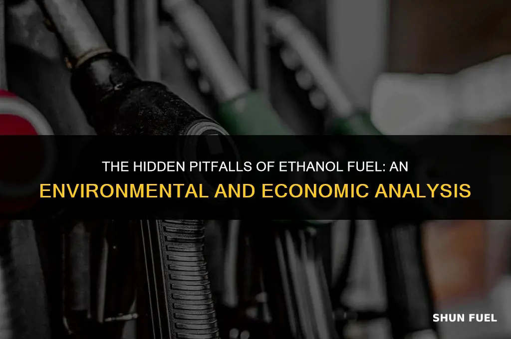 why is ethanol fuel bad