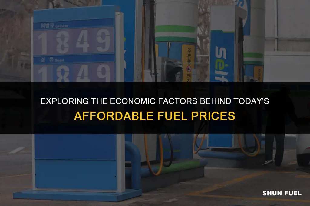why is fuel cheap now