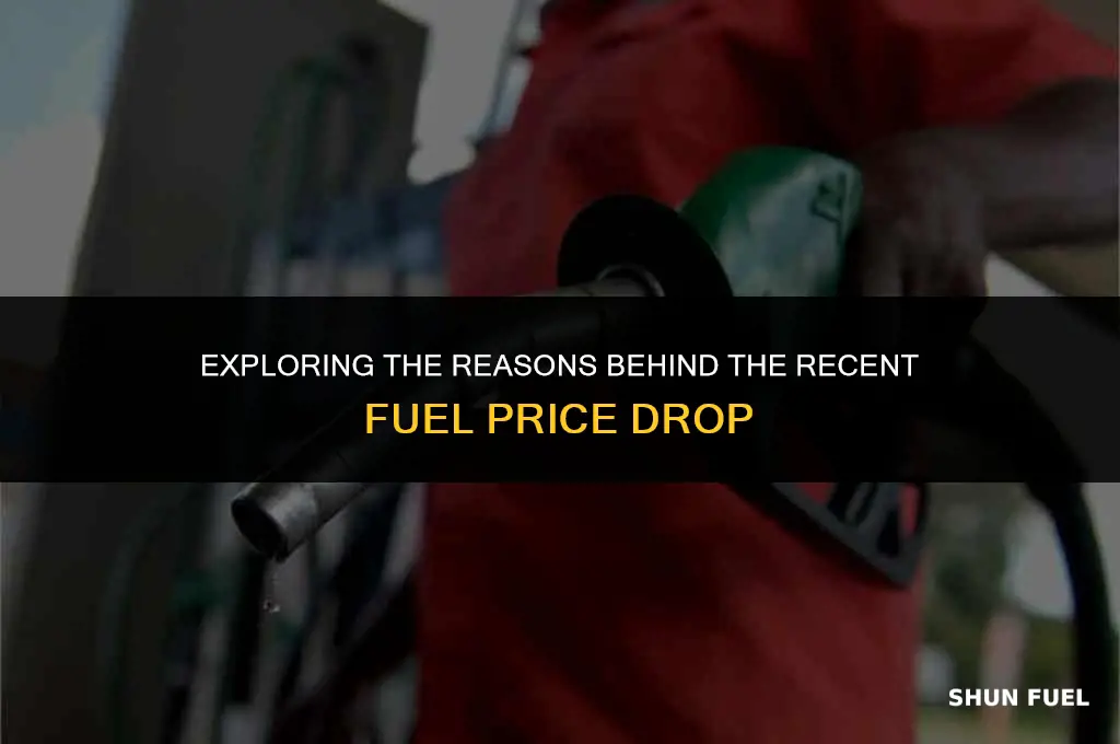 why is fuel dropping