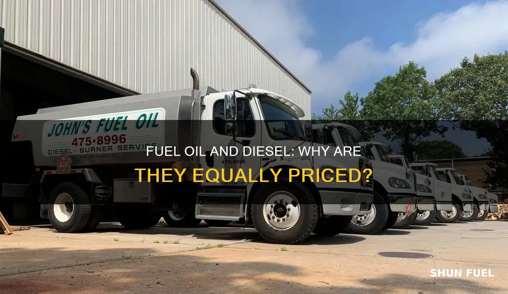 why is fuel oil and diesel the ssme price