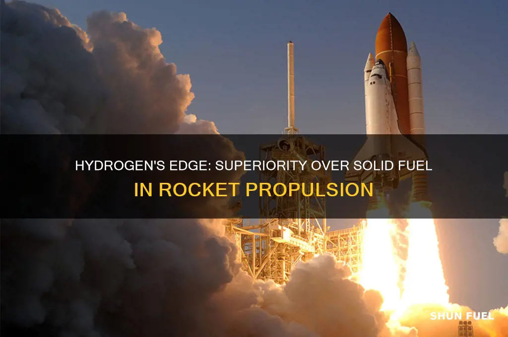 why is hydrogen used over solid fuel rockets