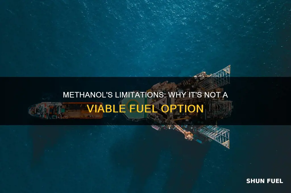 why is methanol not used as a fuel