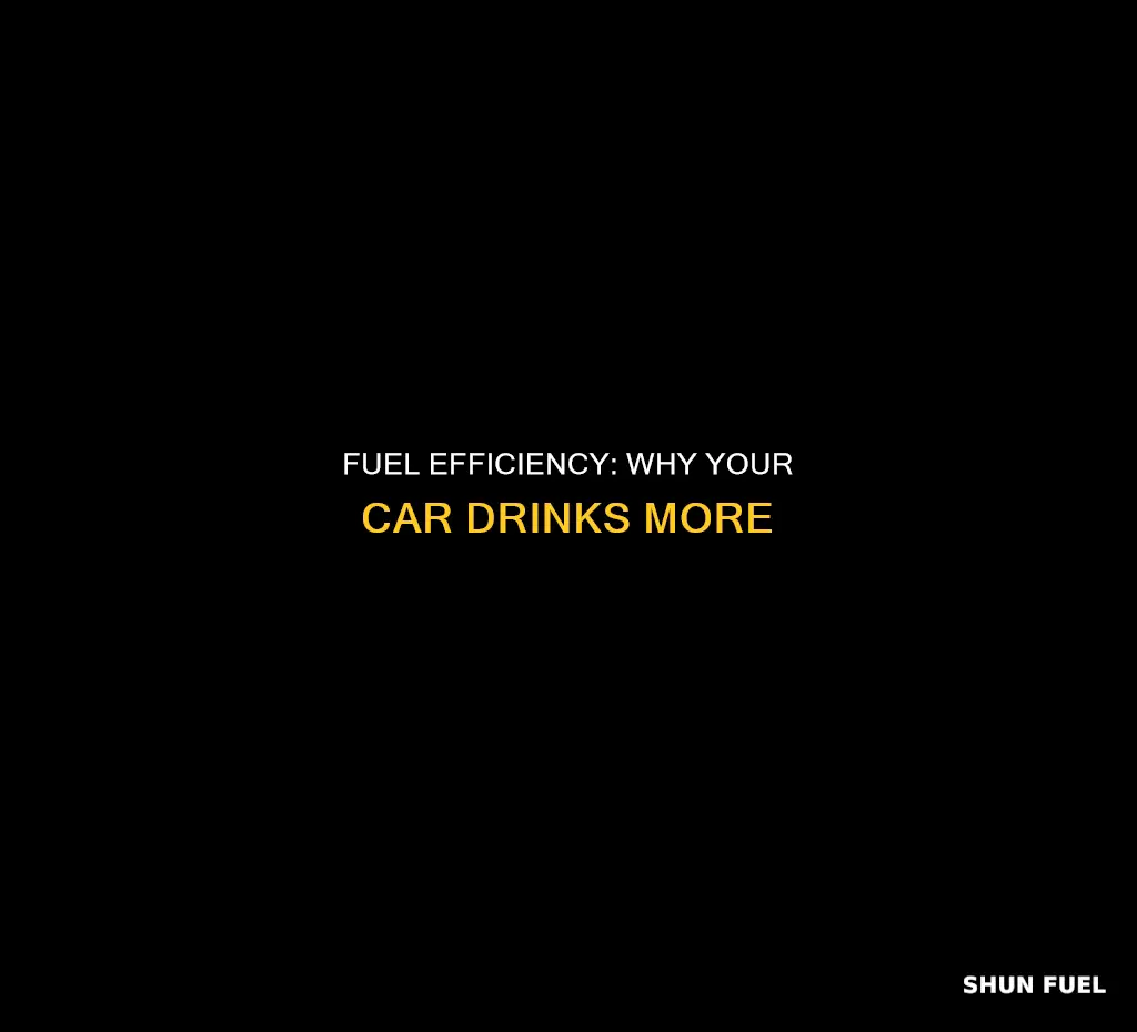 why is my car going through so much fuel