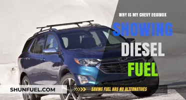 Chevy Equinox: Why Does It Show Diesel Fuel?