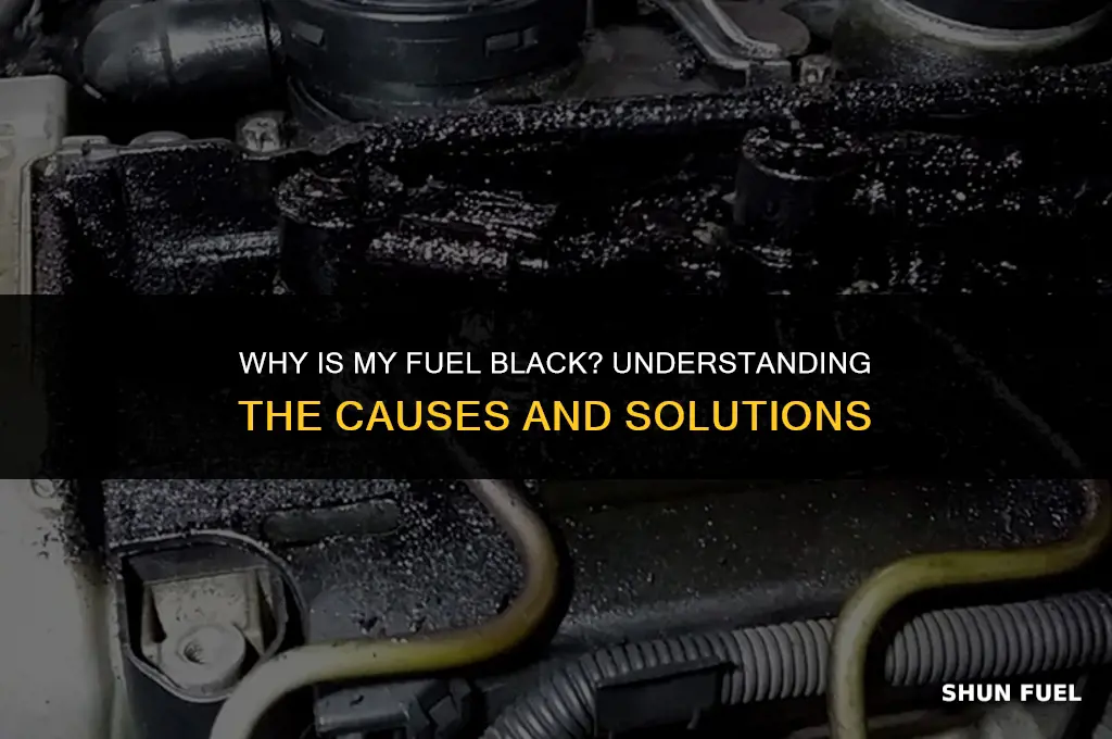 why is my fuel black