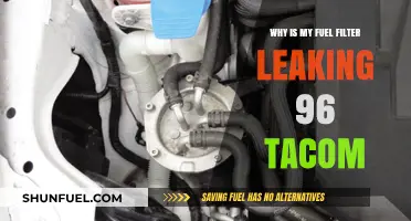 Fuel Filter Leaks: 96 Tacoma Troubles