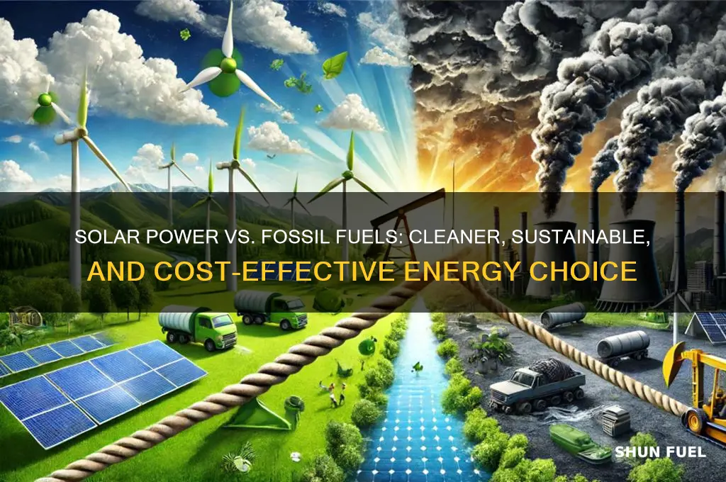 why is solar better than fossil fuels