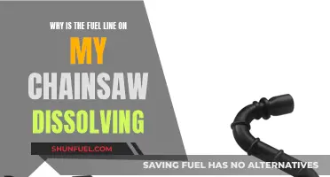 Troubleshooting a Chainsaw: Fuel Line Dissolution