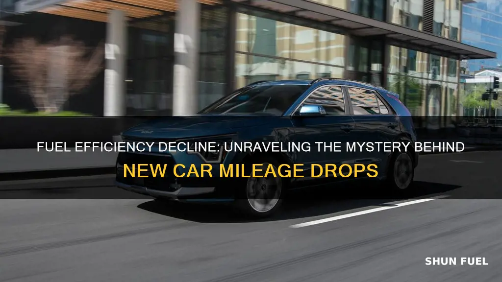 why is the new cars fuel mileage down