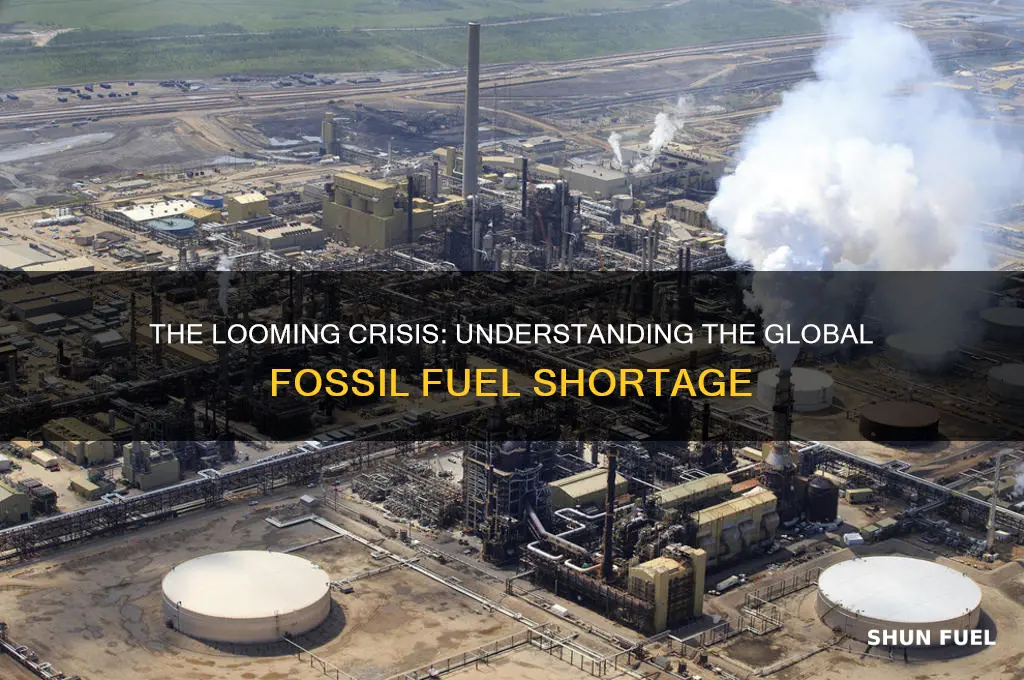 why is there a shortage of fossil fuels