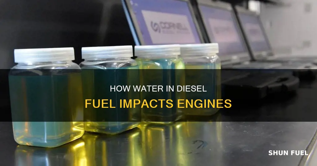 why is there water in diesel fuel