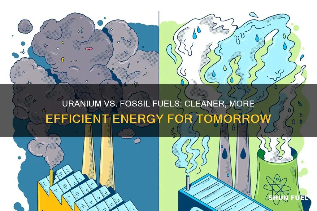 why is uranium better than fossil fuels