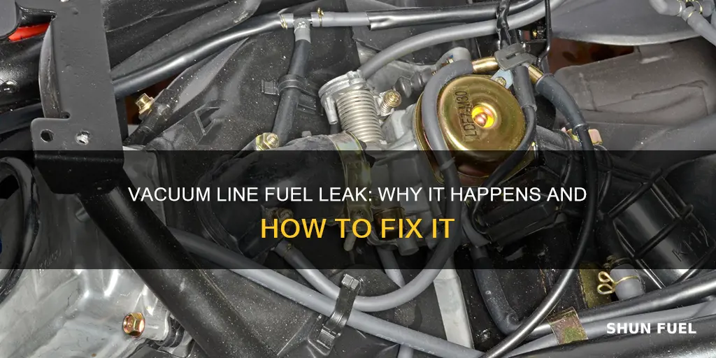 why is vacuum line spewing fuel