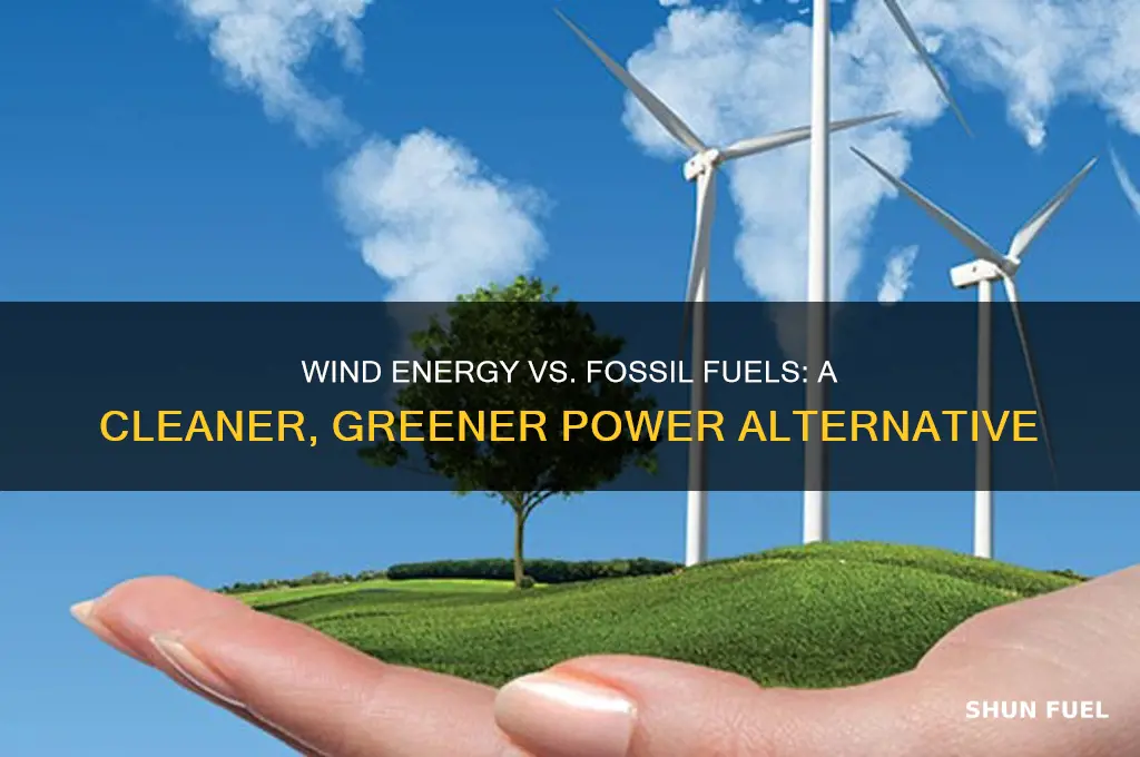 why is wind energy cleaner than using fossil fuels