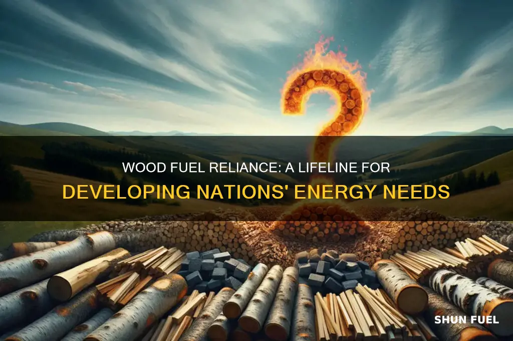 why is wood fuel commonly used in developing countries