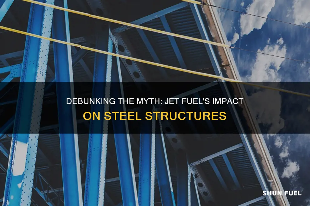 why jet fuel can melt steel
