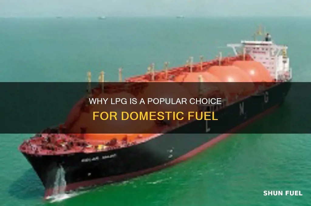 why lpg is used as a domestic fuel