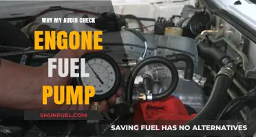 Why Your Audio Check Engine Light Signals Fuel Pump Issues