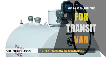 Ford Transit Van: Fuel Tank Capacity Limitations