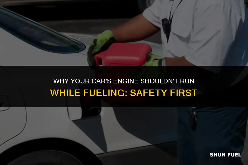 why no engine while fueling