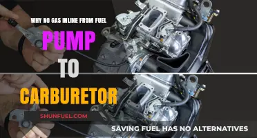Why No Gas Inline: Troubleshooting Fuel Pump to Carburetor Issues