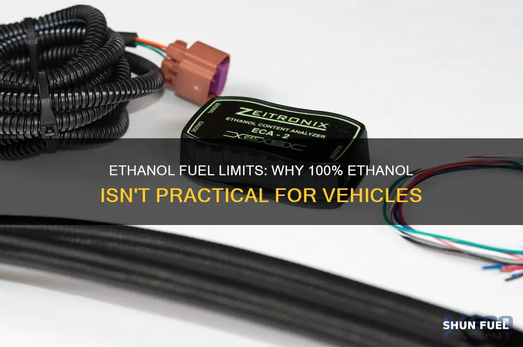 why not use 100 ethanol in fuel