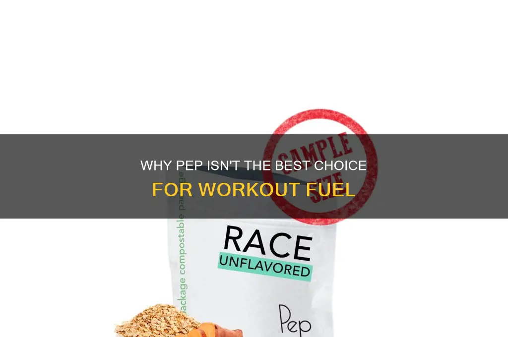why not use pep as a workout fuel