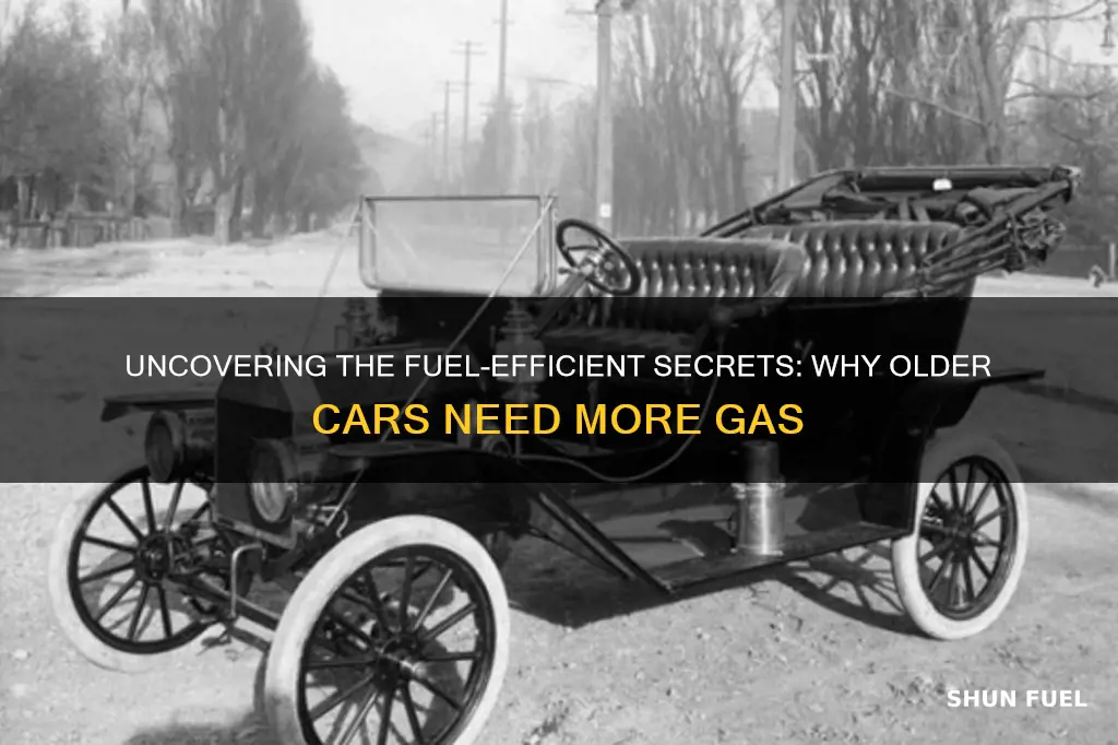 why old car consume more fuel