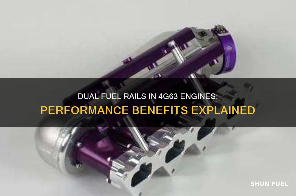 why people use 2 fuel rails in 4g63