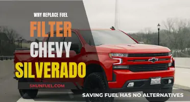 Chevy Silverado: Fuel Filter Replacement Benefits