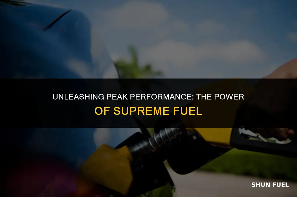 why run supreme fuel