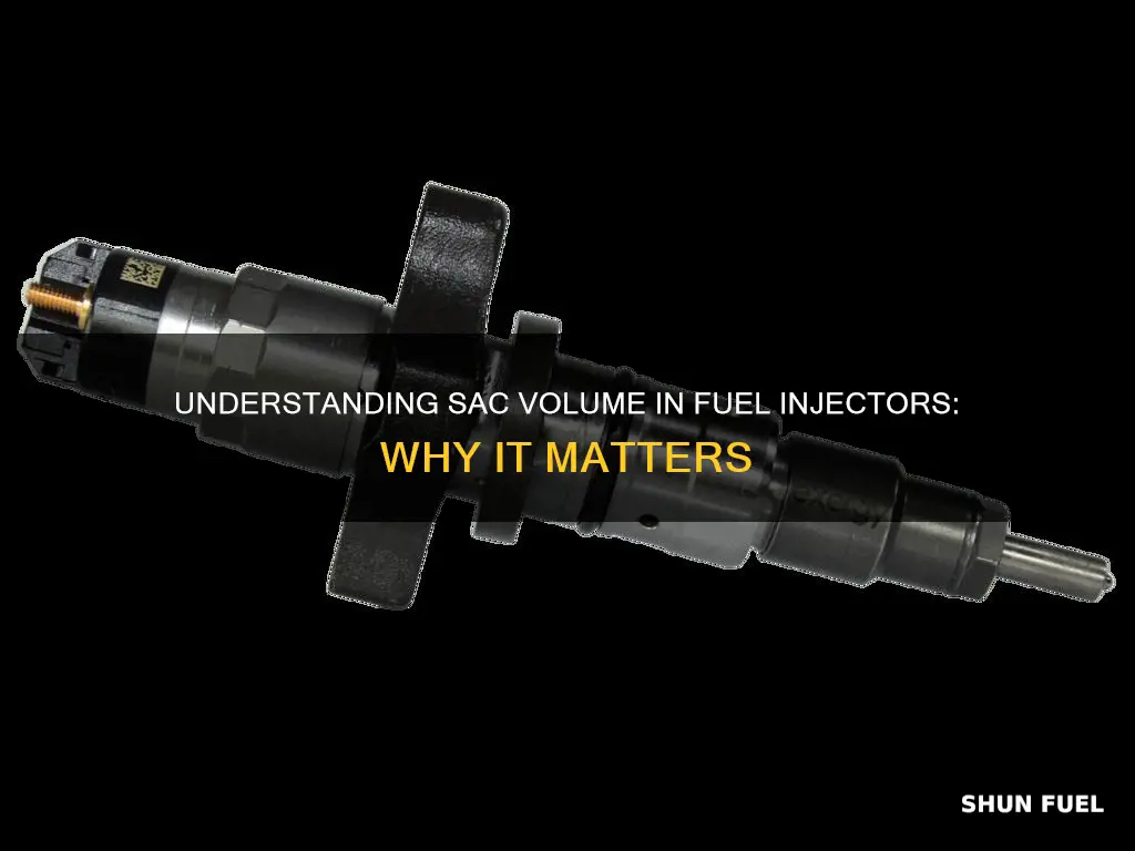 why sac volume in fuel injectors