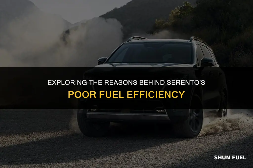 why serento bad fuel economy