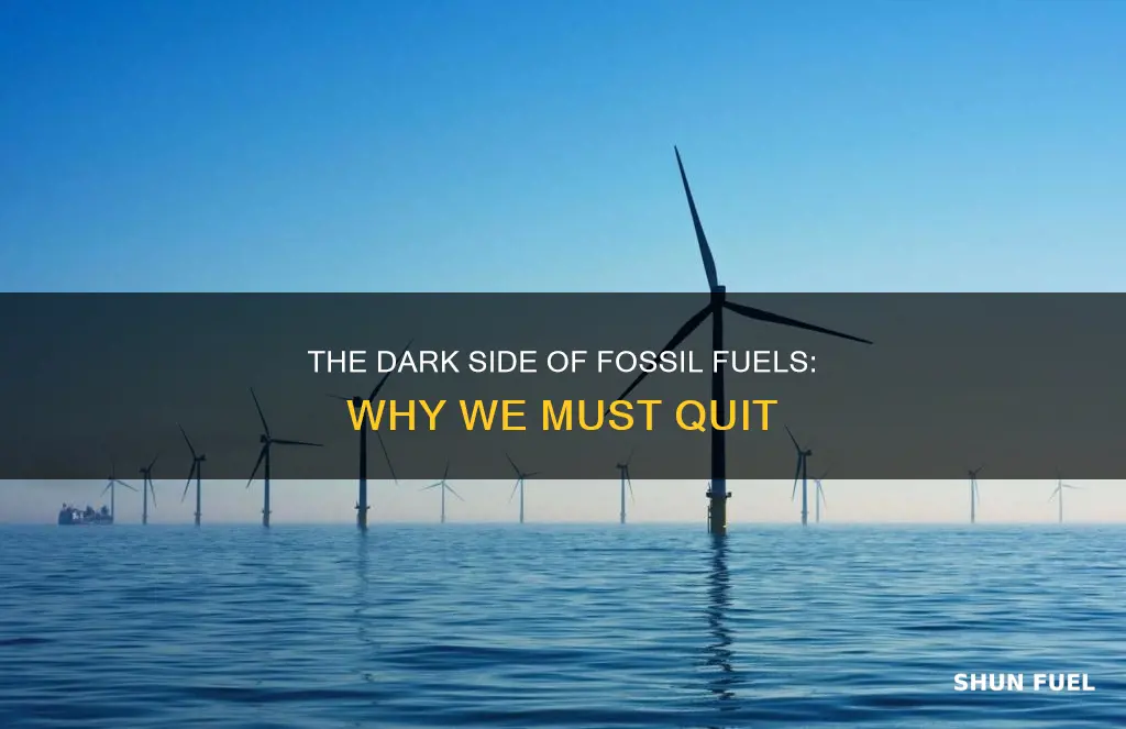 why should we stop using fossil fuels