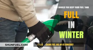 Winter Fuel: Keep Your Tank Full to Avoid Freezing