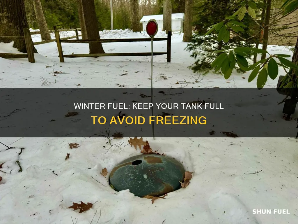 why should you keep your fuel tank full in winter