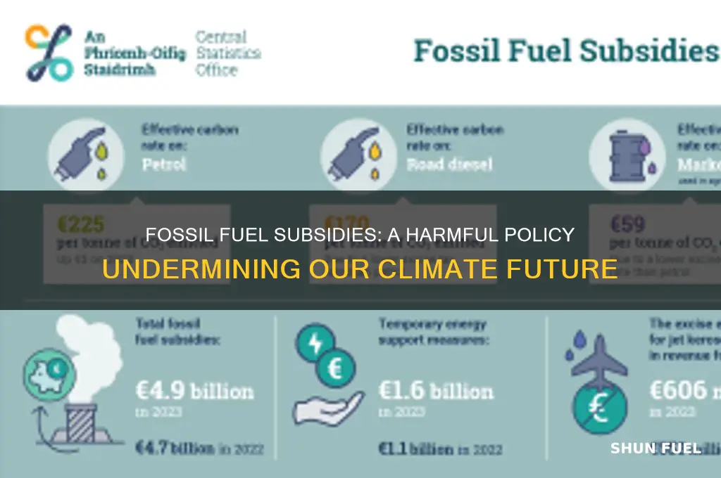 why subsidize for fossil fuels is hood