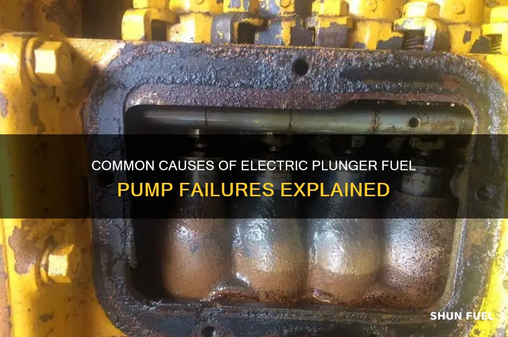why to electric plunger style fuel pumps fail