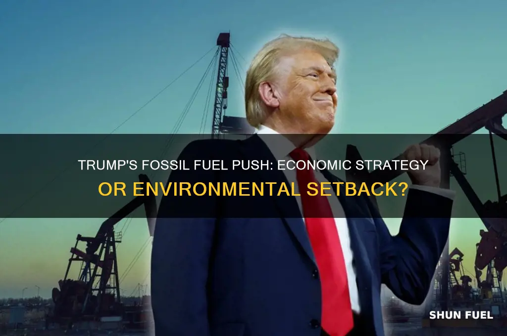 why trump is pushing for fossil fuel expansion