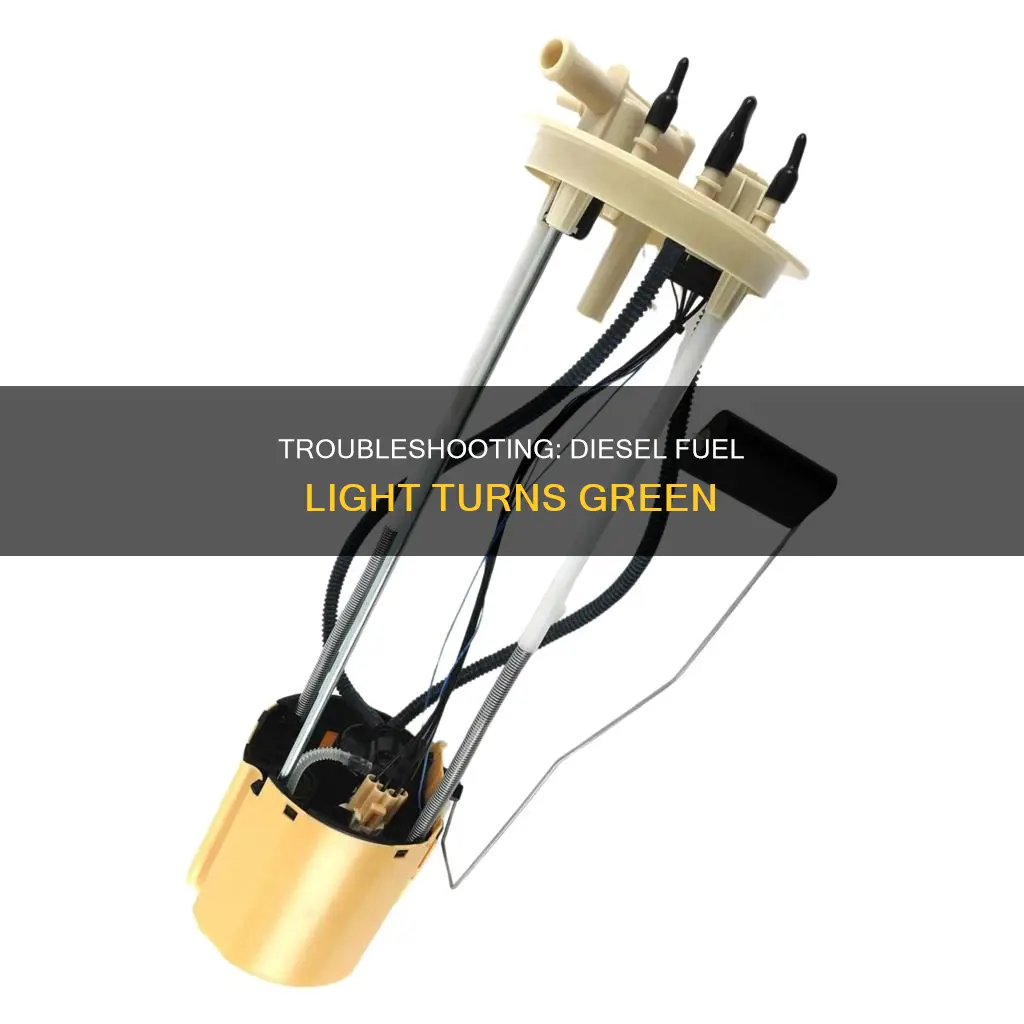 why us my diesel fuel light grn