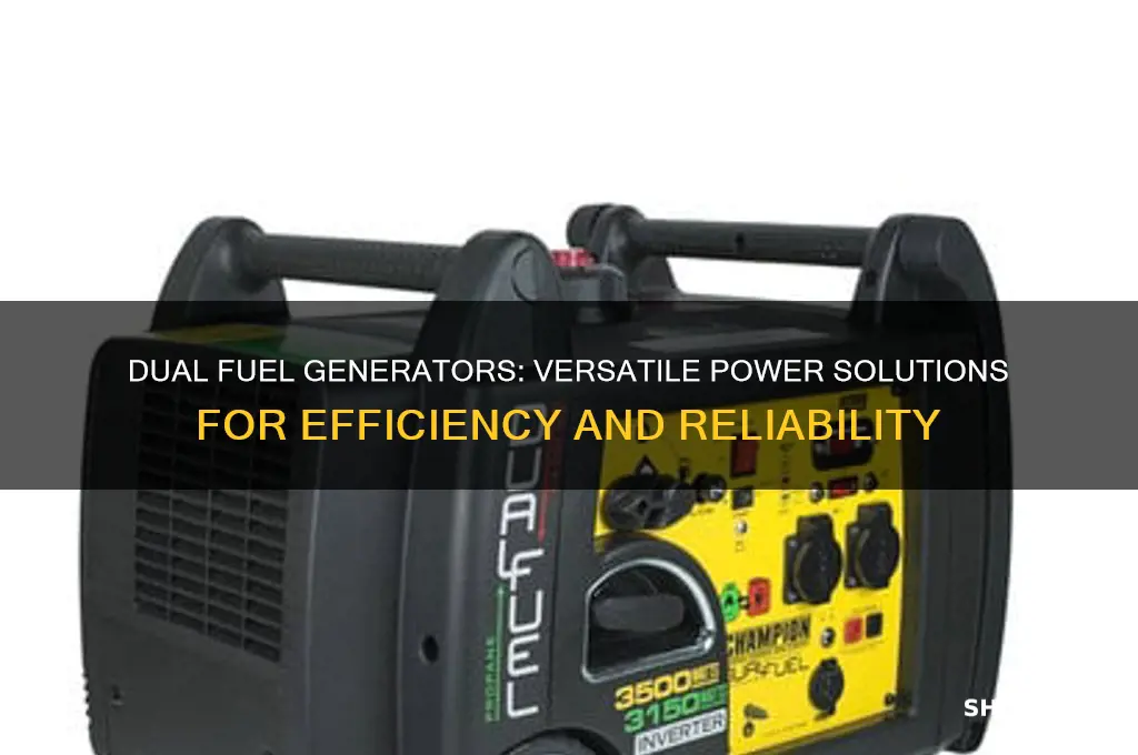 why use a dual fuel generator