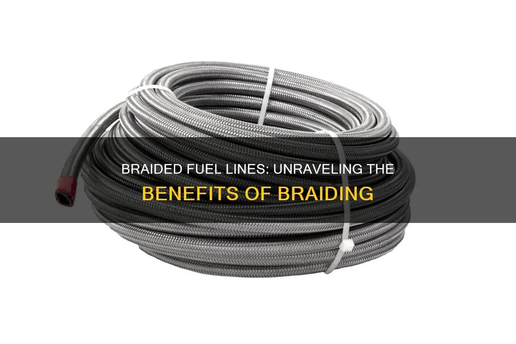 why use braided fuel line