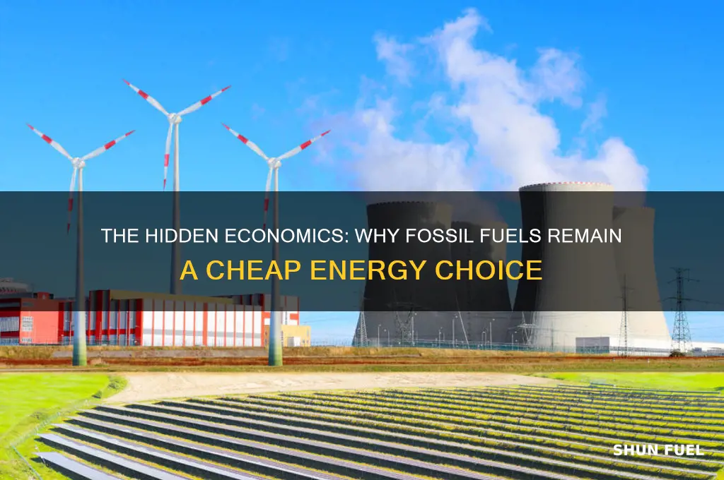 why using fossil fuels is cheap