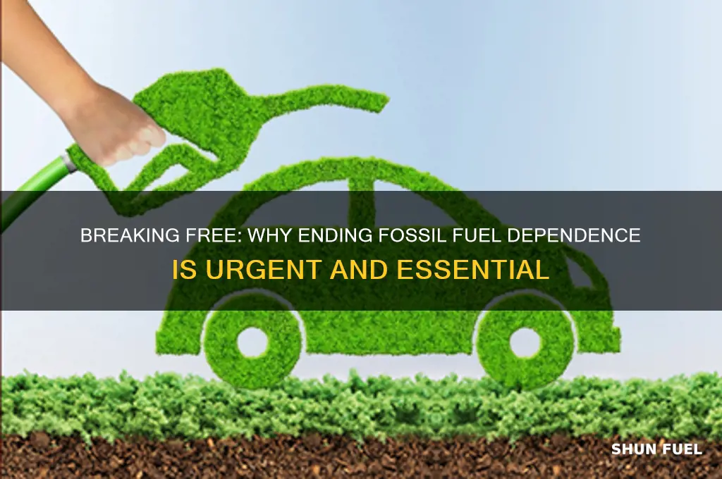 why we need to quit our dependence on fossil fuels