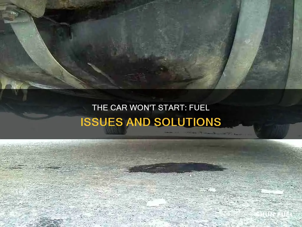 why wont car fuel